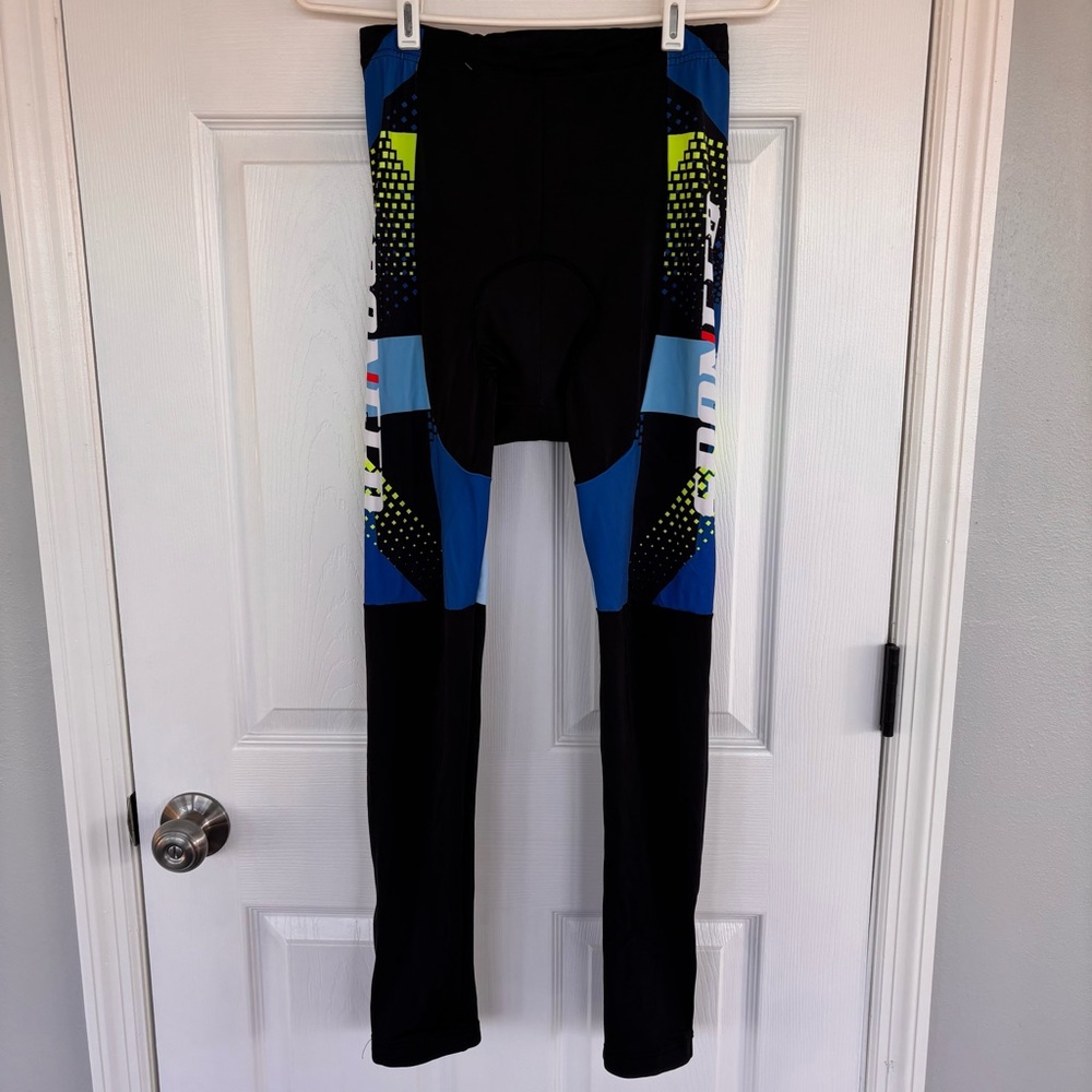 Stylish Black and Blue Cycling Joggers
